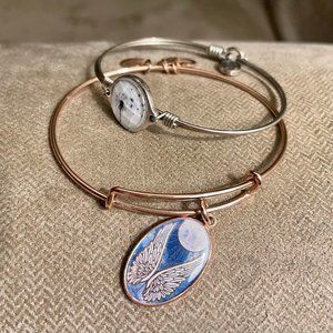 Two Alex and Ani Bracelets